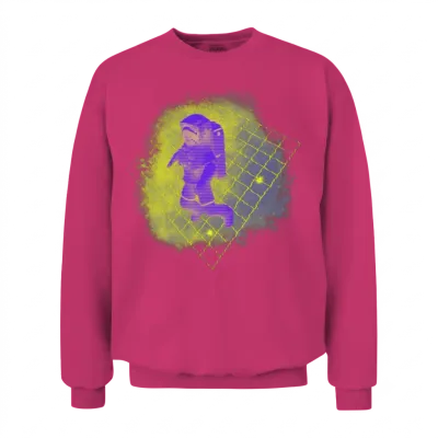 Retro Space Unisex Sweatshirt - Heliconia