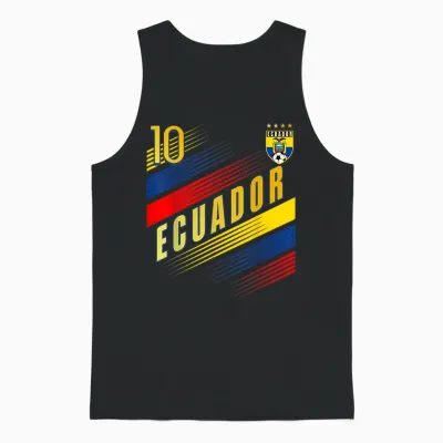 Ecuador Flagge Ecuadorian Pride Lovers Unisex Tank Top - Black