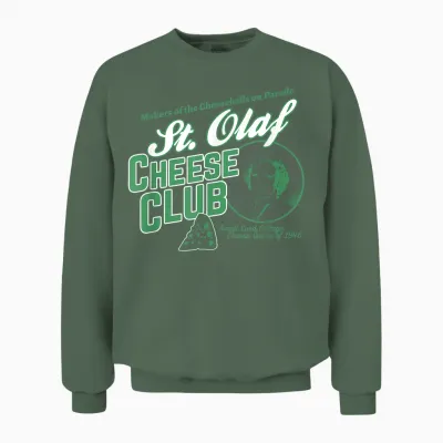 The Golden Girls St. Olaf Cheese Club Rose Tv Show Unisex Sweatshirt - Military Green