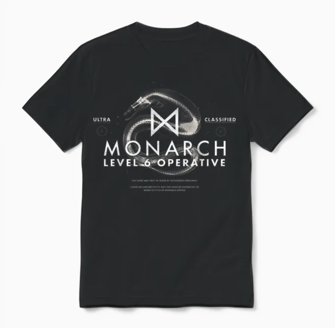 Godzilla vs Kong - Offizieller Monarch Operative Unisex T-Shirt in Black