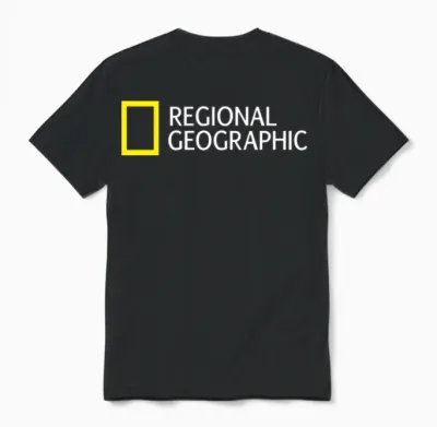Regional Geographic Unisex T-Shirt - Black