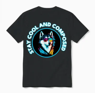 Cool Dog Unisex T-Shirt - Black