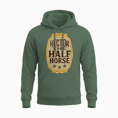 Hunt: Showdown 1896 Hector the Half Horse Unisex Hoodie - Military Green