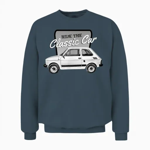 Fiat 126 Unisex Sweatshirt in Dark Heather