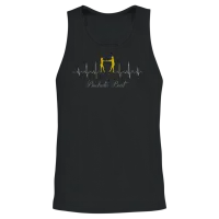 Bachata Heartbeat for Festivals Unisex Tank Top - Black – 2