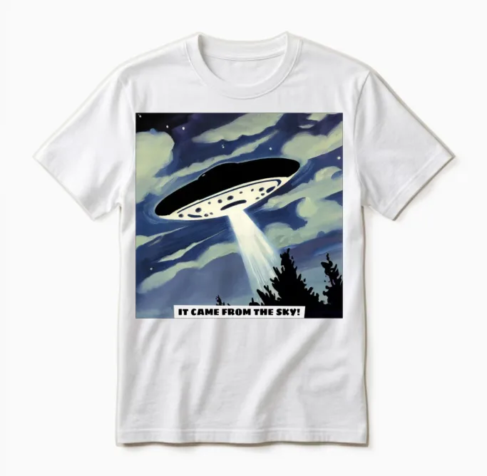 It Came from the Sky Album Cover Unisex T-Shirt in White