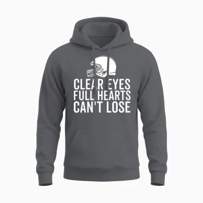 Clear Eyes Full Hearts Can't Lose Unisex Hoodie - Charcoal