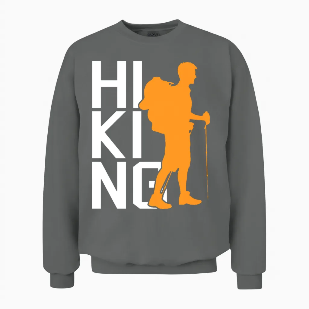 Hiking - & Outdoors Unisex Sweatshirt in Graphite Heather