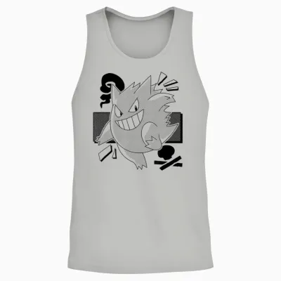 Pokémon - Gengar Manga Unisex Tank Top - Ash