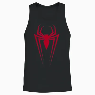 Marvel Spider-Man Red Spider Vintage Comic Icon Unisex Tank Top - Black