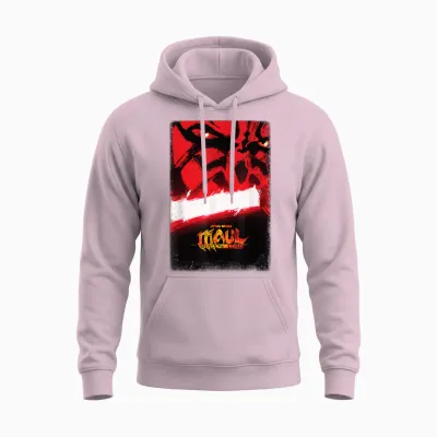 Star Wars Maul - Shadow Lord Official Pre-Release Poster Art Unisex Hoodie - Light Pink