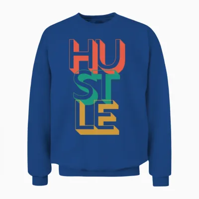 Retro Hustle Unisex Sweatshirt - Royal