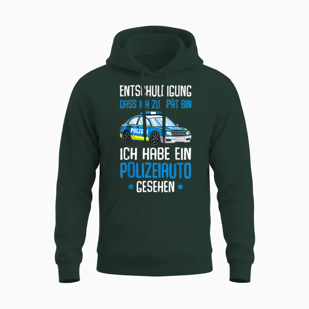 Polizeiauto Geschenke - Polizei-Themed Kinder T-Shirt - Schwarz - S - Kurzarm - Klassisch - Jungen Und Kinder Unisex Hoodie in Forest