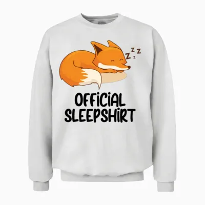 Funny Animal Shirt Funny Picture Unisex Sweatshirt - White