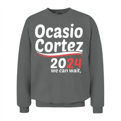 Ocasio Cortez 2024 Unisex Sweatshirt - Graphite Heather