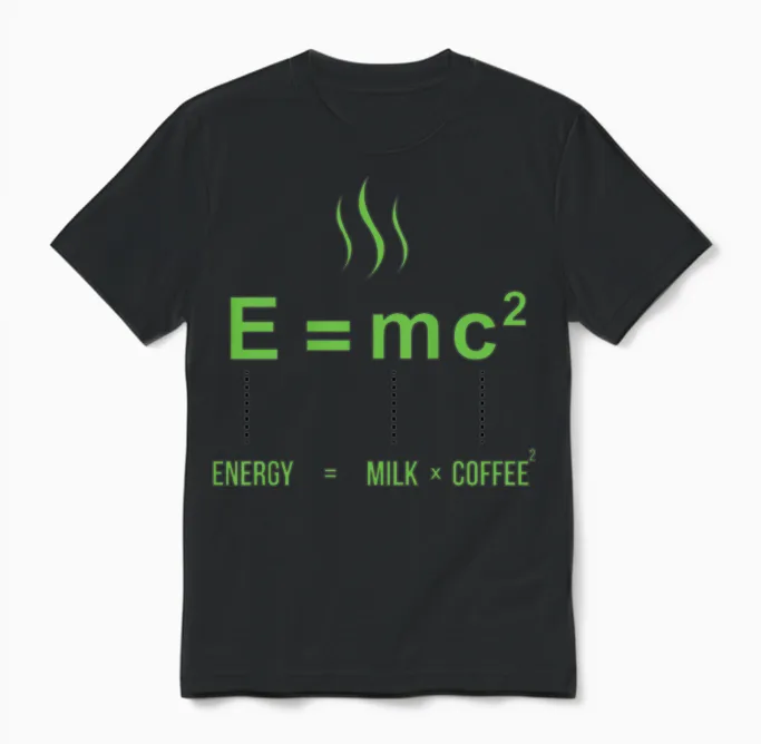 Life Equation Unisex T-Shirt in Black