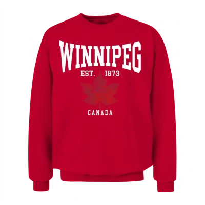 Winnipeg Unisex Sweatshirt - Red
