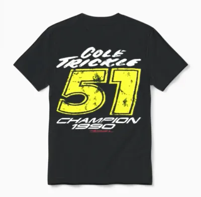 51 Cole Trickle Logo Unisex T-Shirt - Black