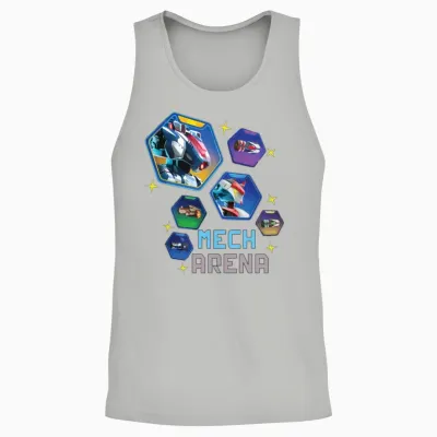 Mech Arena Unisex Tank Top - Ash