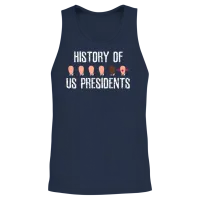 Anti Trump Usa President Election Impeach Clown Unisex Tank Top - Navy – 2