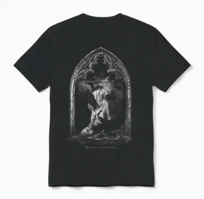 Prayer Polyphy Unisex T-Shirt - Black