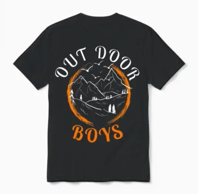 Outdoor Boys Unisex T-Shirt - Black