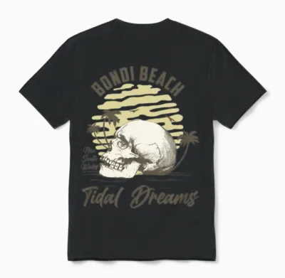 Bondi Beach New South Wales Unisex T-Shirt - Black