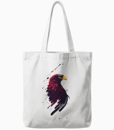 Fanny,beautiful Red Eagle Design .cool Eagl Design Tote Bags - White