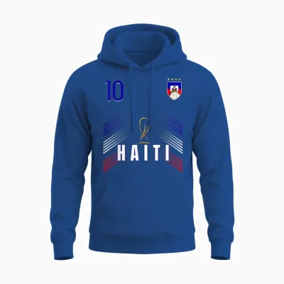 Retro Haiti Flag Haitian Pride Lovers Unisex Hoodie - Royal