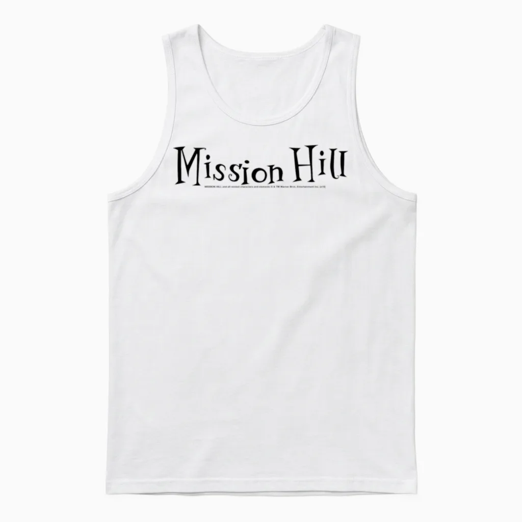 Mission Hill Unisex Tank Top in White
