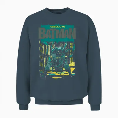 Batman Absolute Gotham City Rooftops Unisex Sweatshirt - Dark Heather