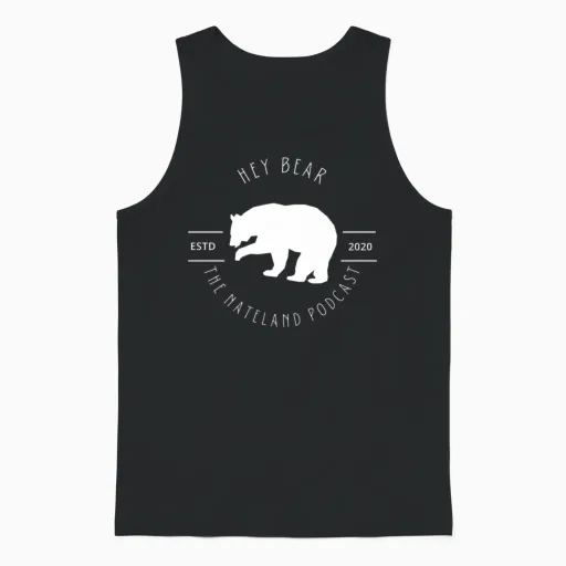 Hey Bear Dk Wildlife Gift Unisex Tank Top in Black