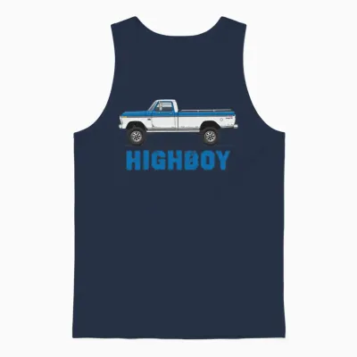 Higboy Bahama Blue Unisex Tank Top - Navy