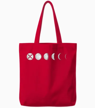 Xrp Moon Ripple Xrp Hodl Crypto Cryptocurrency Tote Bags - Red