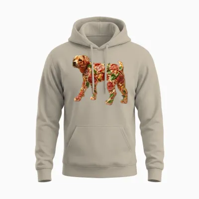 Dog Unisex Hoodie - Sand