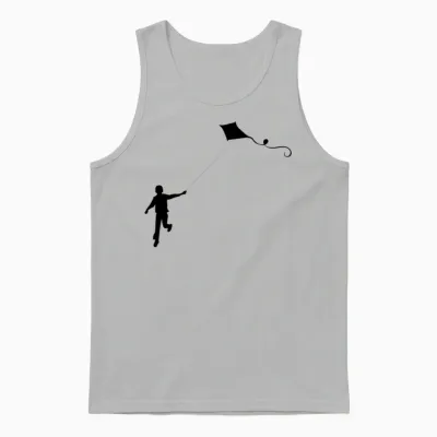 Kite Unisex Tank Top - Ash
