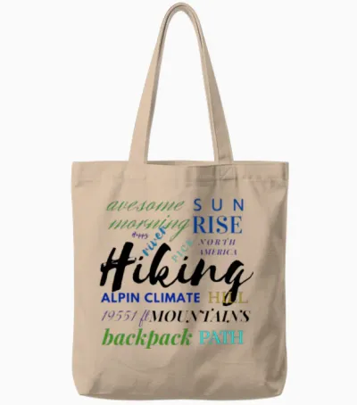 Hiking Tote Bags - Natural