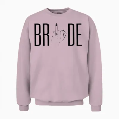 Ring Finger Unisex Sweatshirt - Light Pink