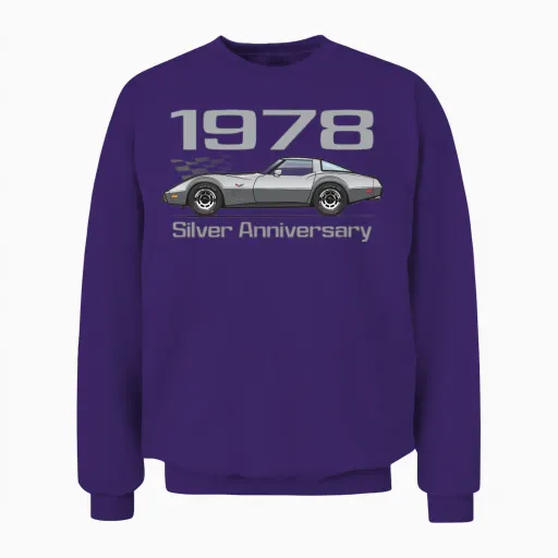 25th Anniversary 03 Unisex Sweatshirt - Purple