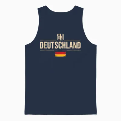 Flag Unisex Tank Top - Navy