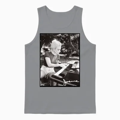 Lady Gaga Joanne Klavierfoto Unisex Tank Top - Sport Grey