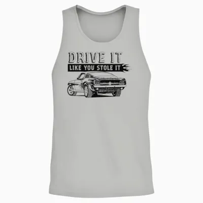 Drive It - Fastback Unisex Tank Top - Ash