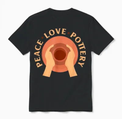 Töpfern Töpferei Töpfer Töpferin Lustiges Töpfern Unisex T-Shirt - Black