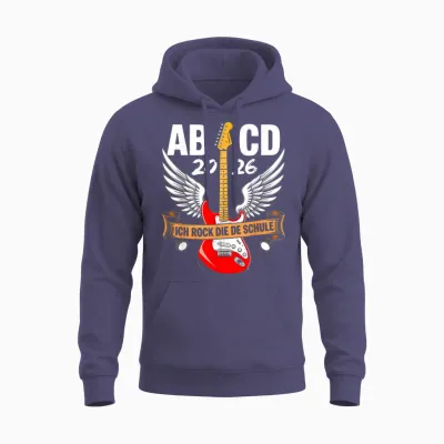 Schule Einschulung Schulkind 2026 Jungen Schultüte Junge Unisex Hoodie - Heather Sport Dark Navy