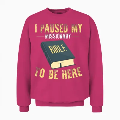 Mormon Lds Missionary Unisex Sweatshirt - Heliconia