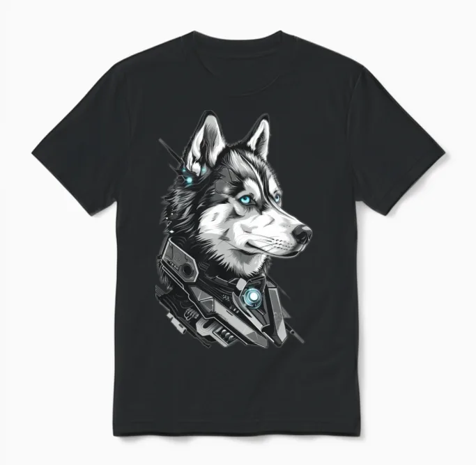 Dog Lovers Gift Unisex T-Shirt in Black