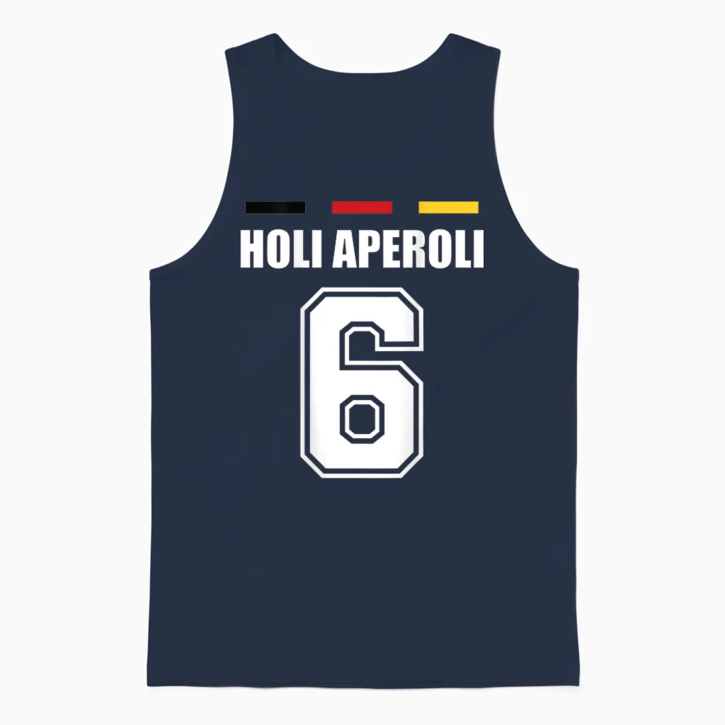 Funny Name Germany Jersey for Mallorca and the Party Unisex Tank Top in Navy