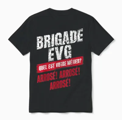 Evg Team, Brigade Evg Married, Evg Original, Evg Funny Humor T-Shirt, Black, S Unisex T-Shirt - Black