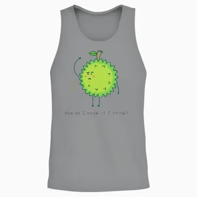 Funny Durian Unisex Tank Top - Sport Grey