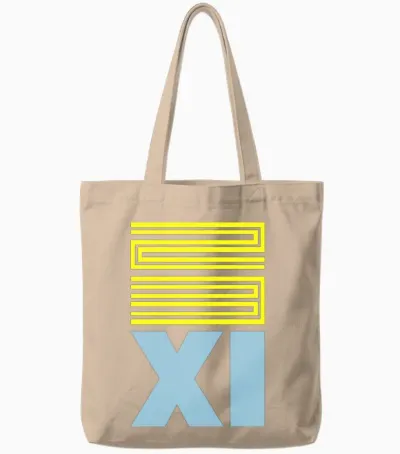 Gamma 23 Retro 11 Jordan Tote Bags - Natural